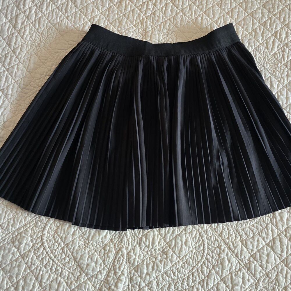 Gap Fit Pleated Skort Skirt Shorts Women SZ Med Black Pickleball Tennis Golf